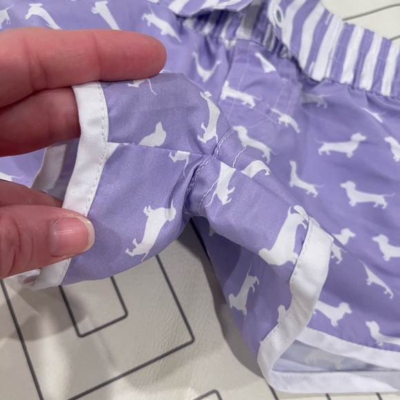 Seaside Purple Boardie Shorts - Picture 3 of 9